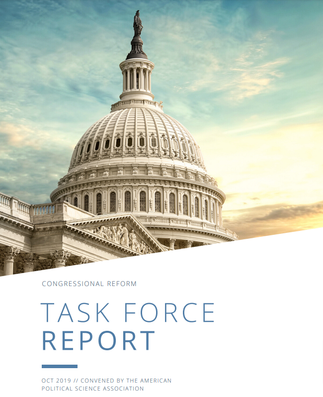 APSA Report on Reforming Congress